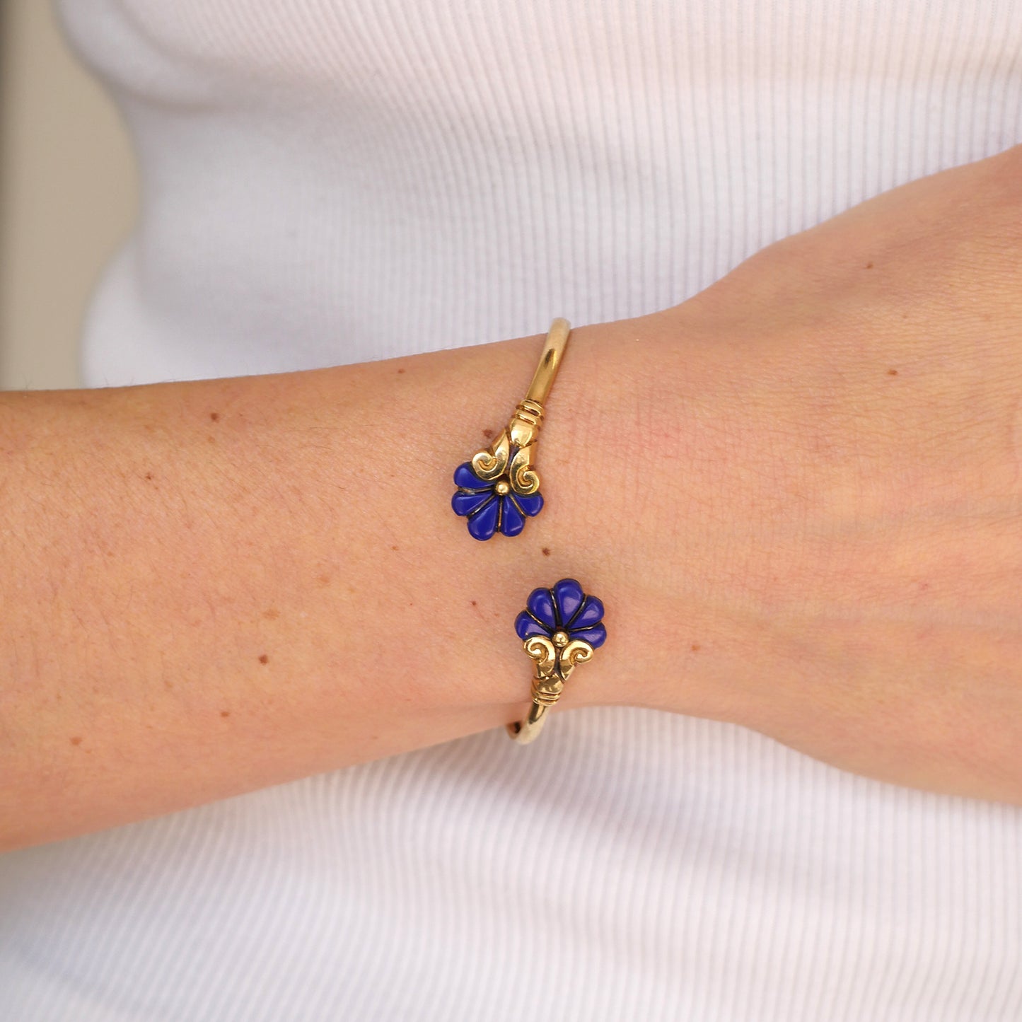Vintage Lapis Cuff