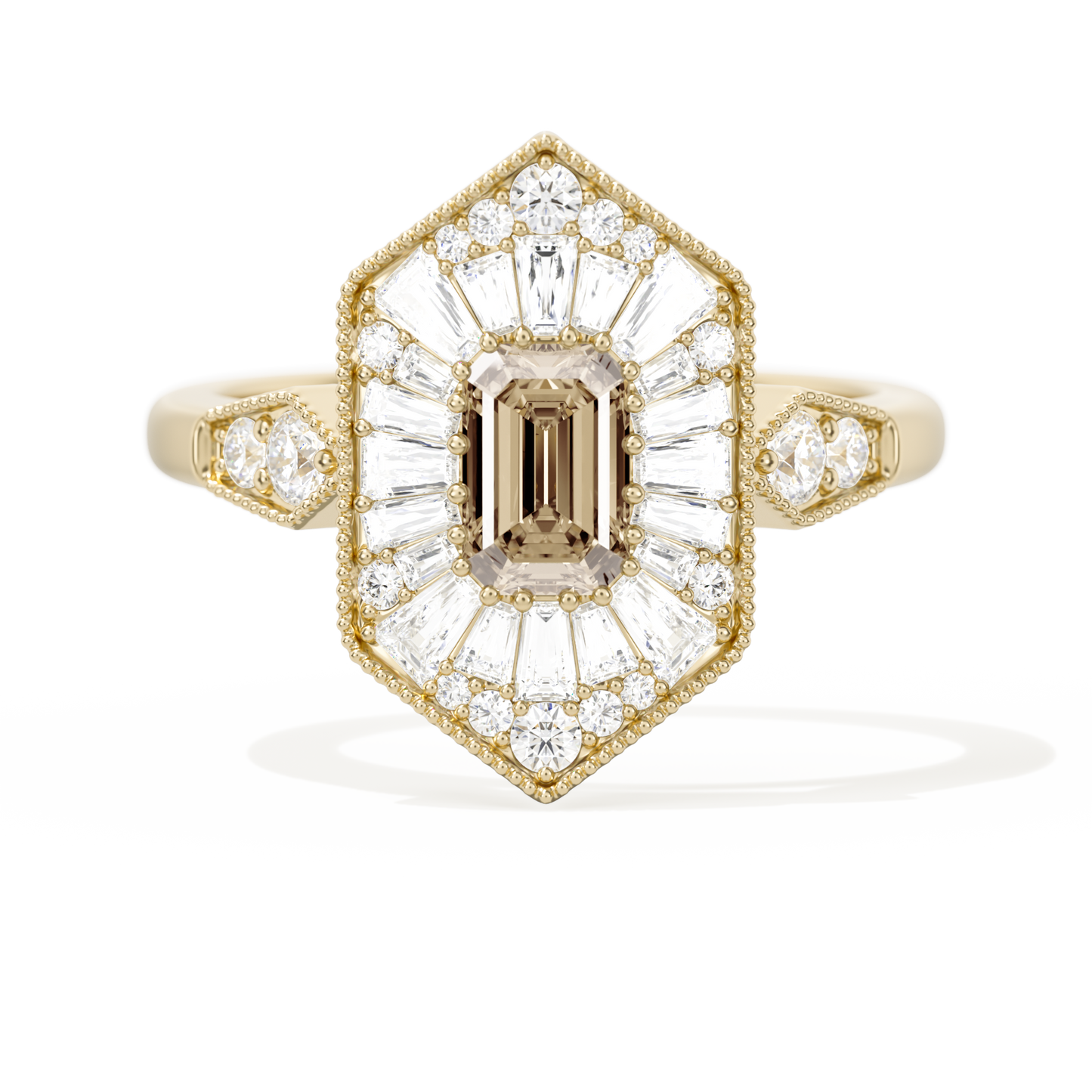 Ballerina Elongated Emerald