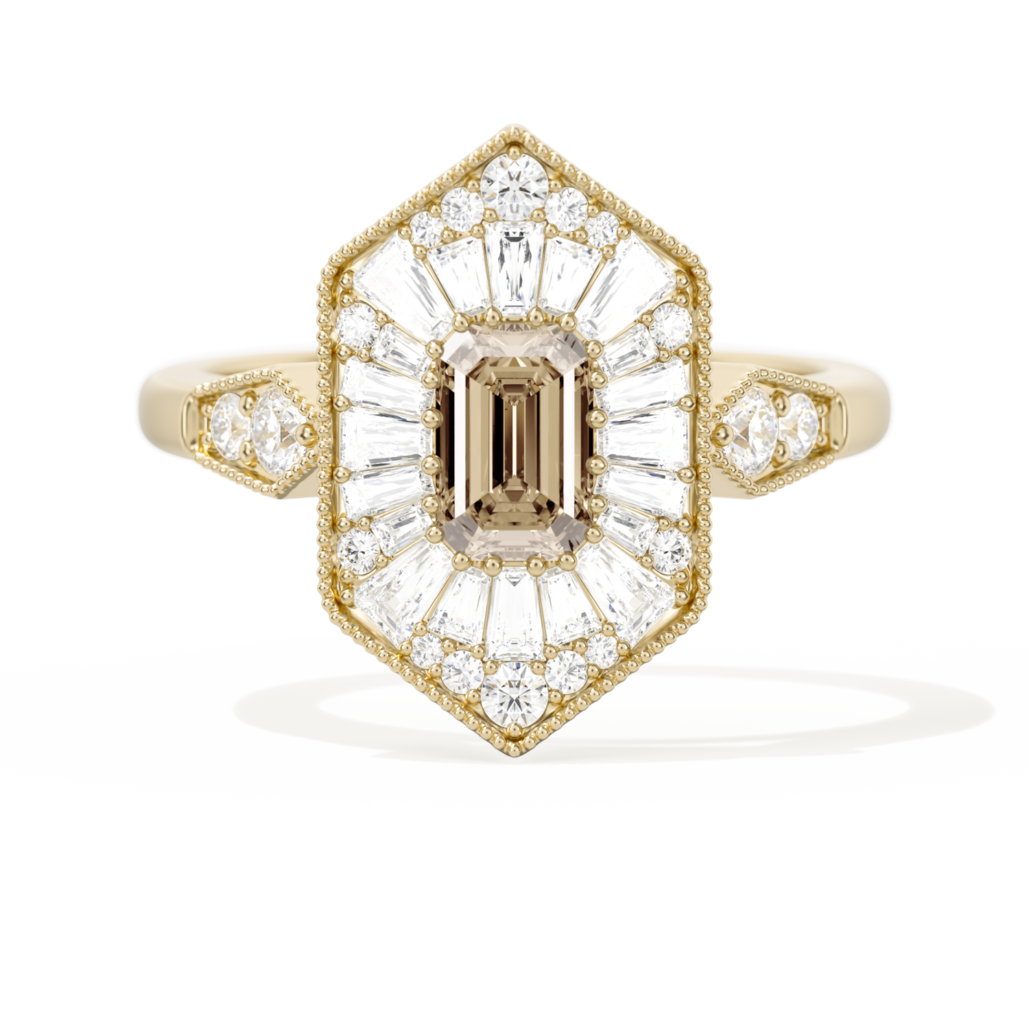 Ballerina Elongated Emerald