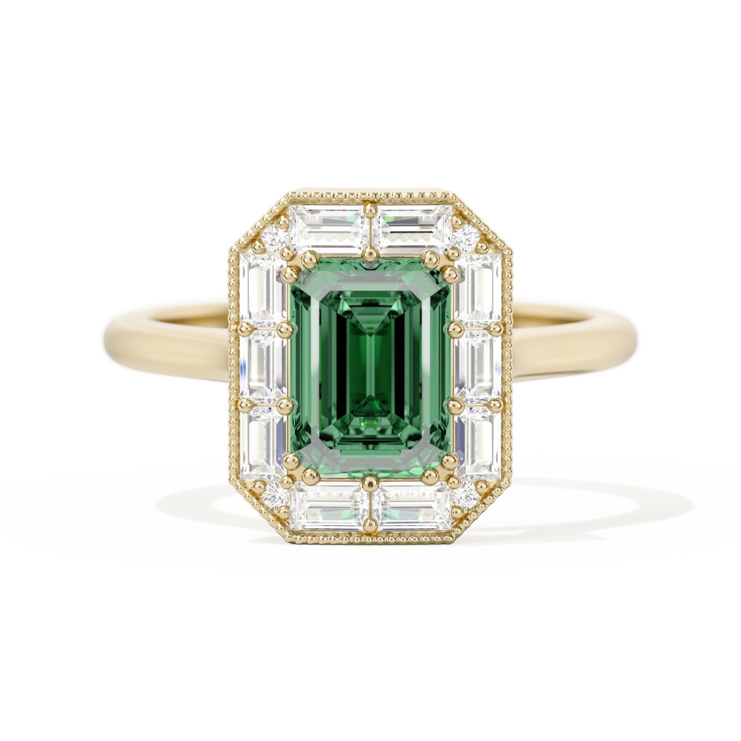 Not So Mini French Cut Halo