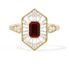 Ballerina Elongated Emerald