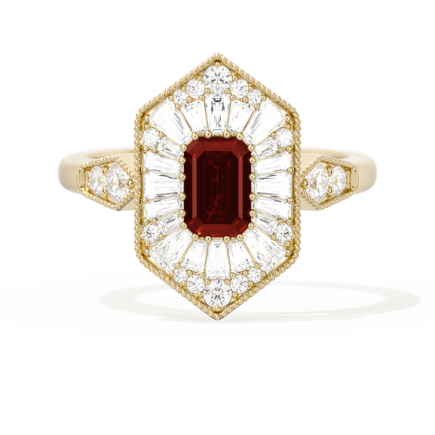 Ballerina Elongated Emerald