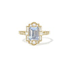 1.14 Emerald Cut Light Blue-Grey Sapphire