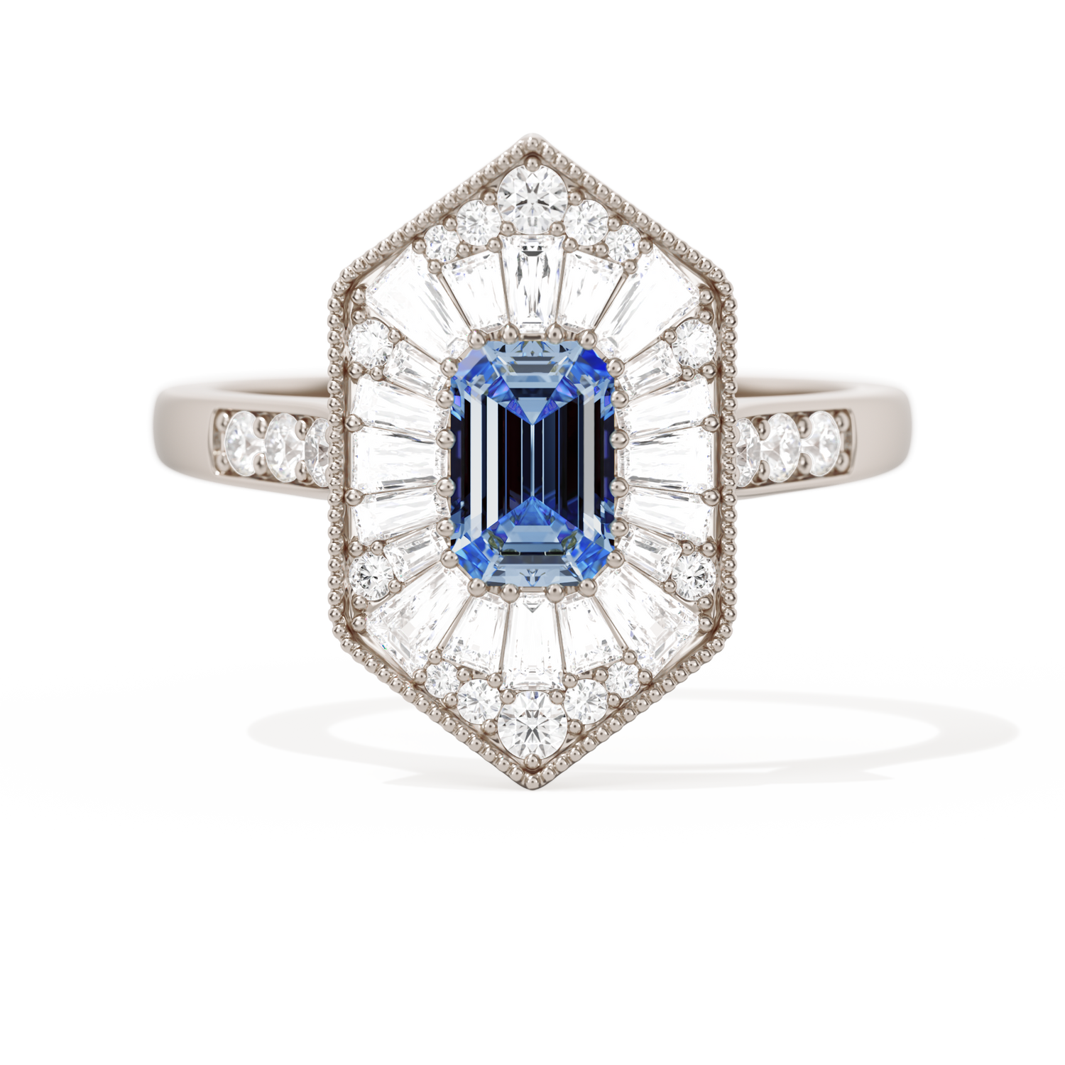 Ballerina Elongated Emerald