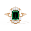 Rectangular Deco with 8x6 Emerald Cut