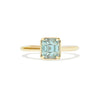 3.01 Square Emerald Cut Mint Green Aquamarine