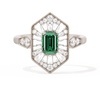 Ballerina Elongated Emerald