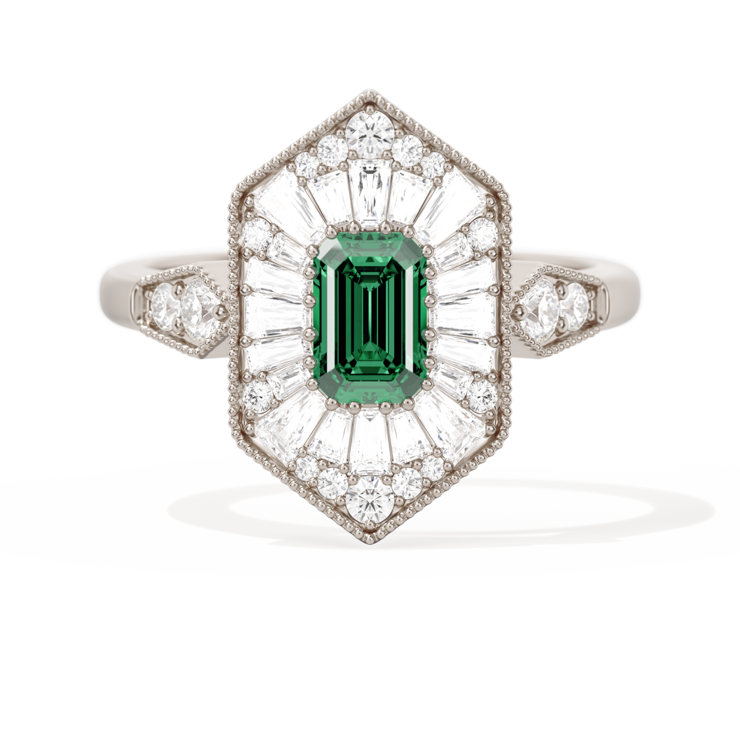 Ballerina Elongated Emerald