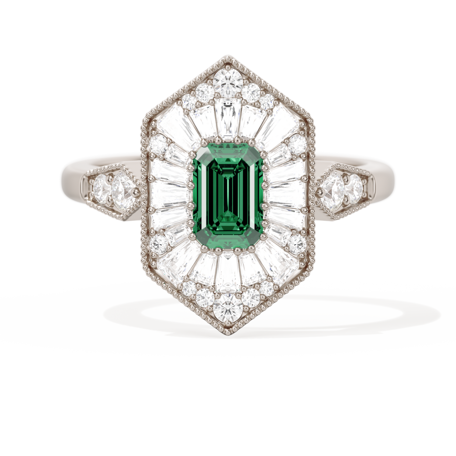 Ballerina Elongated Emerald