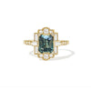 2.05 Radiant Cut Teal Sapphire