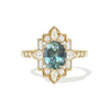 2.58 Oval Blue Green Sapphire