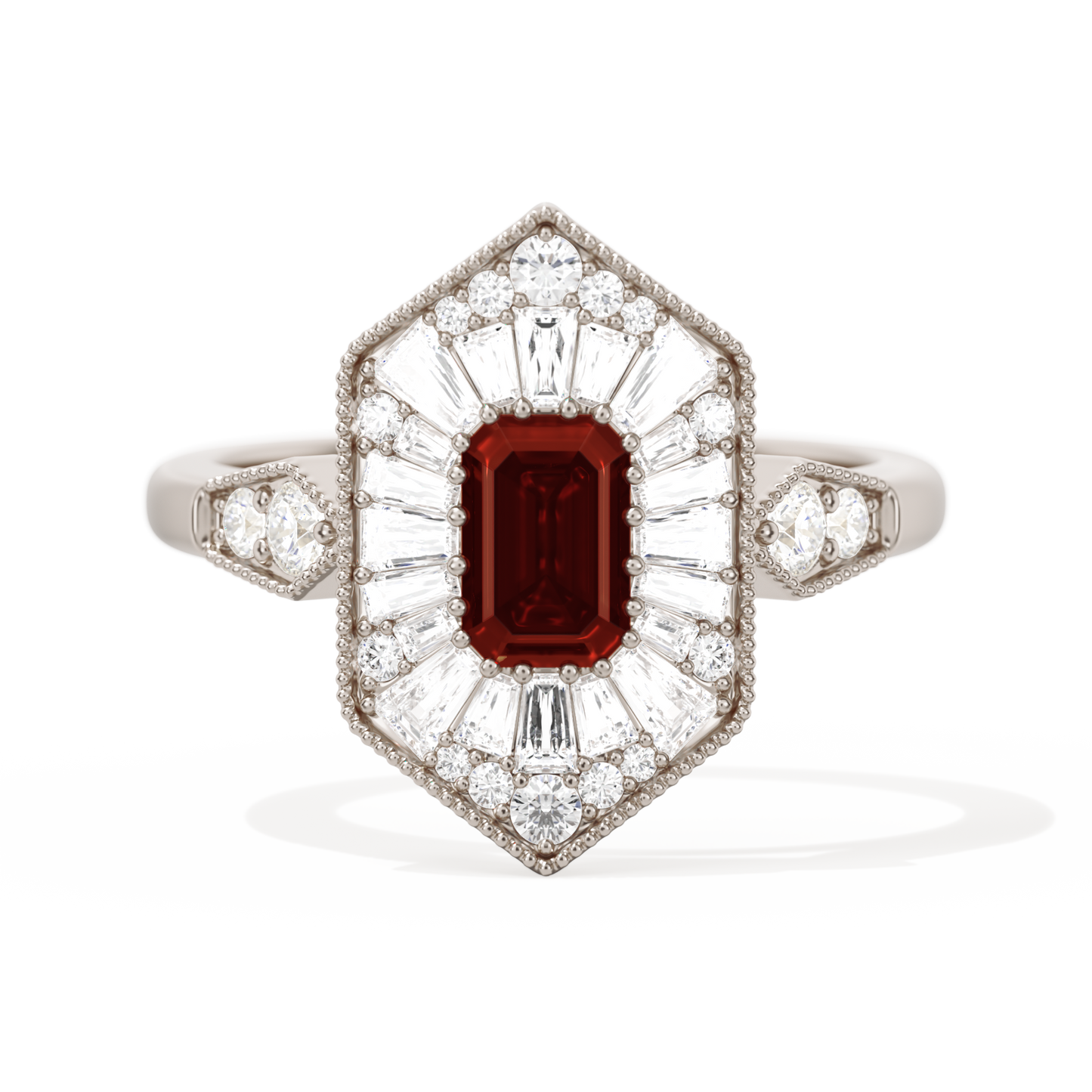Ballerina Elongated Emerald