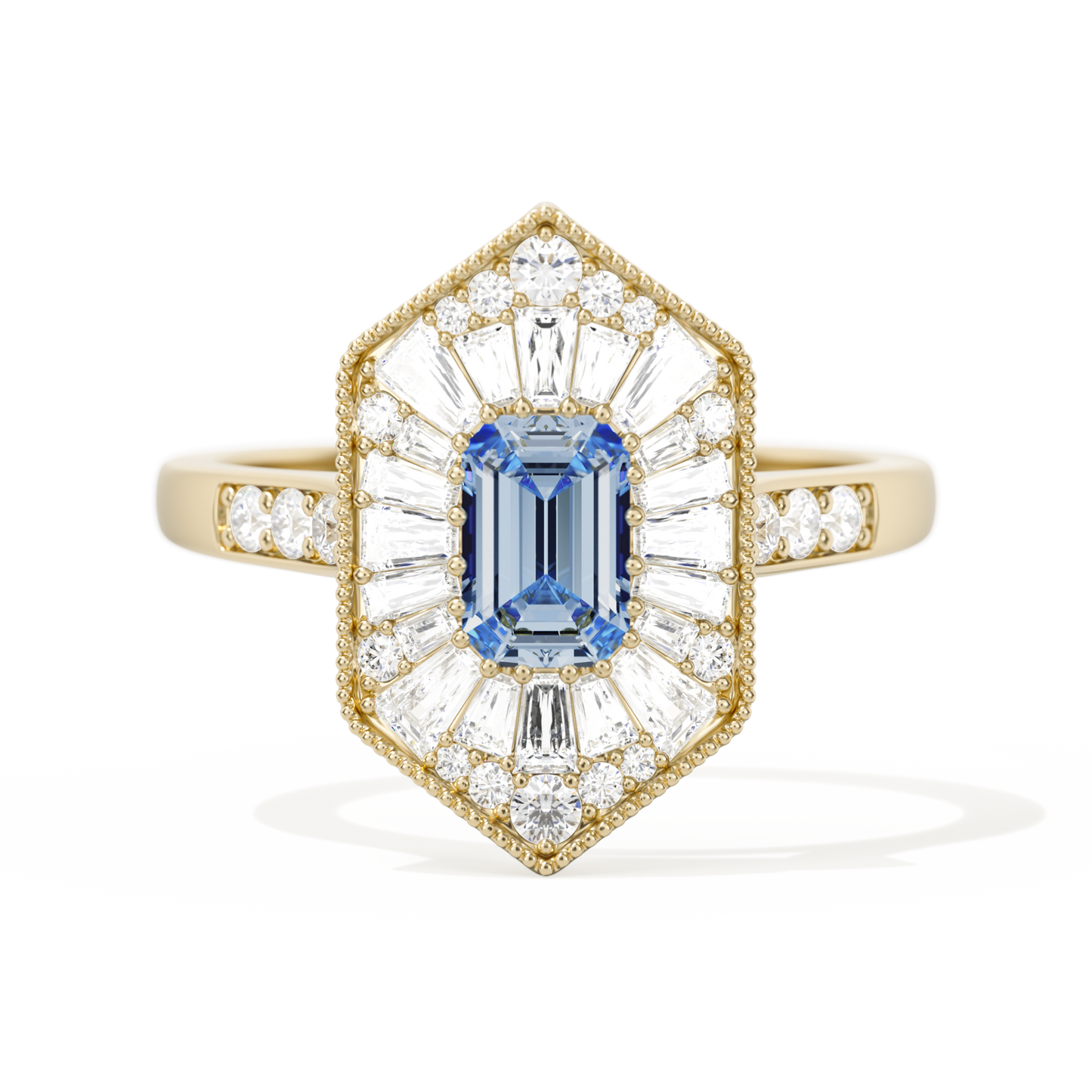 Ballerina Elongated Emerald
