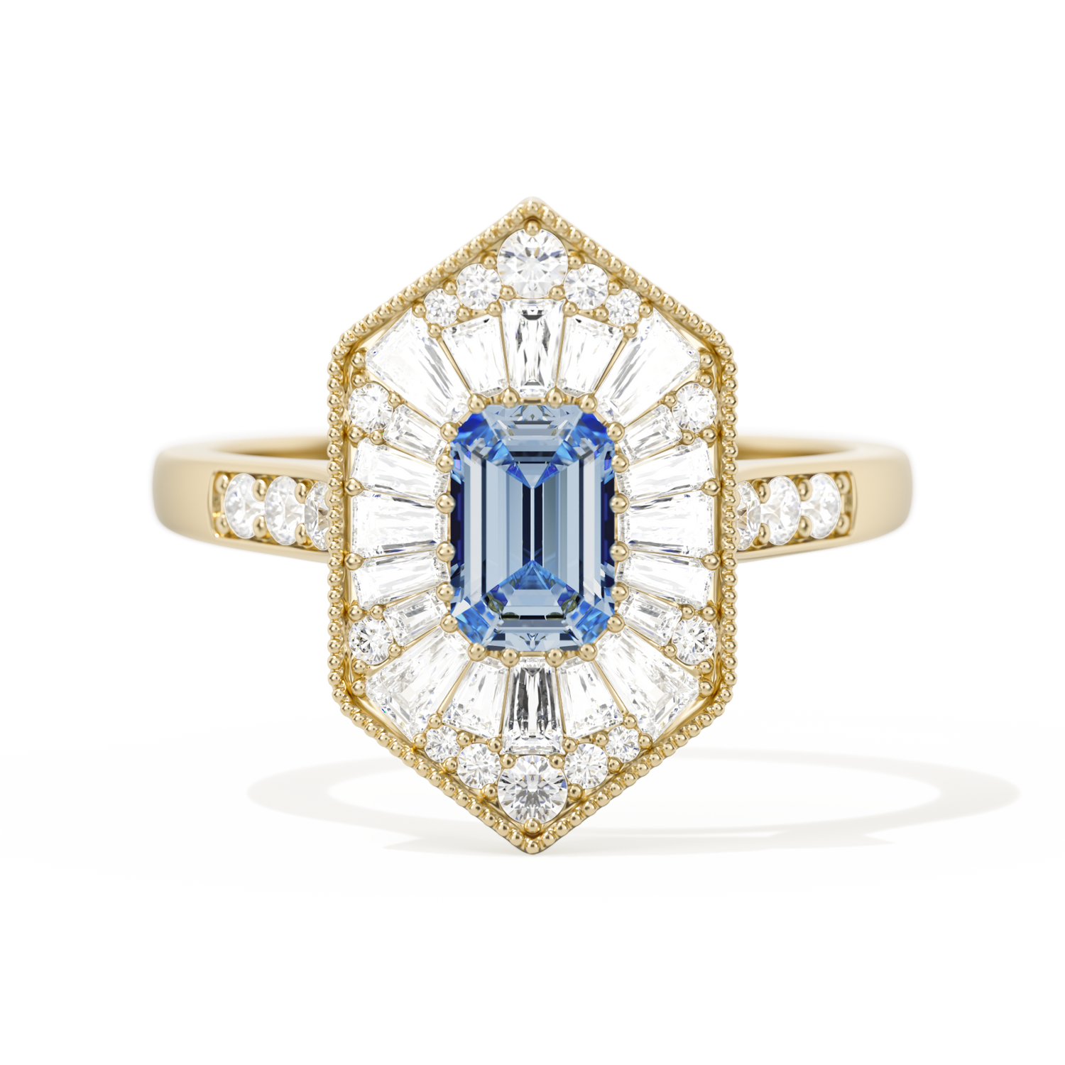 Ballerina Elongated Emerald