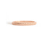 14k rose gold spiral wind wedding stacking band.
