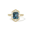 3.05 Emerald Cut Teal Sapphire