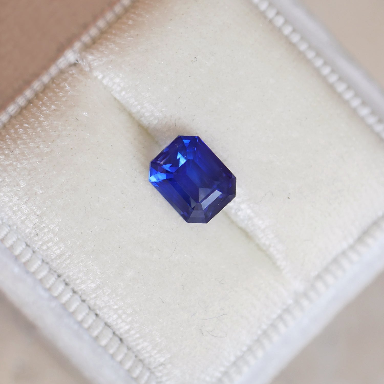 3.06 ctw Emerald Cut Blue Sapphire