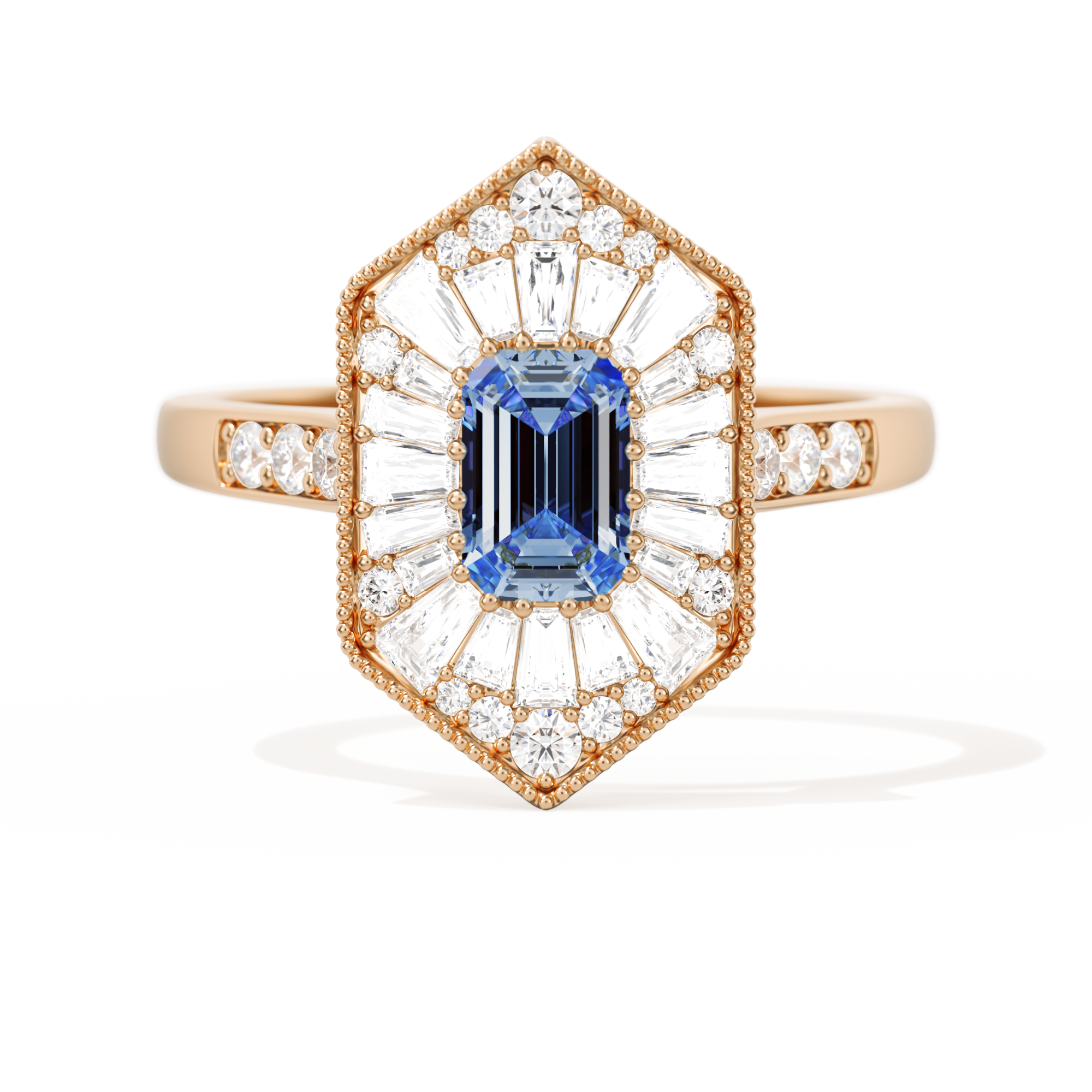 Ballerina Elongated Emerald
