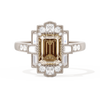 Rectangular Deco with 8x6 Emerald Cut