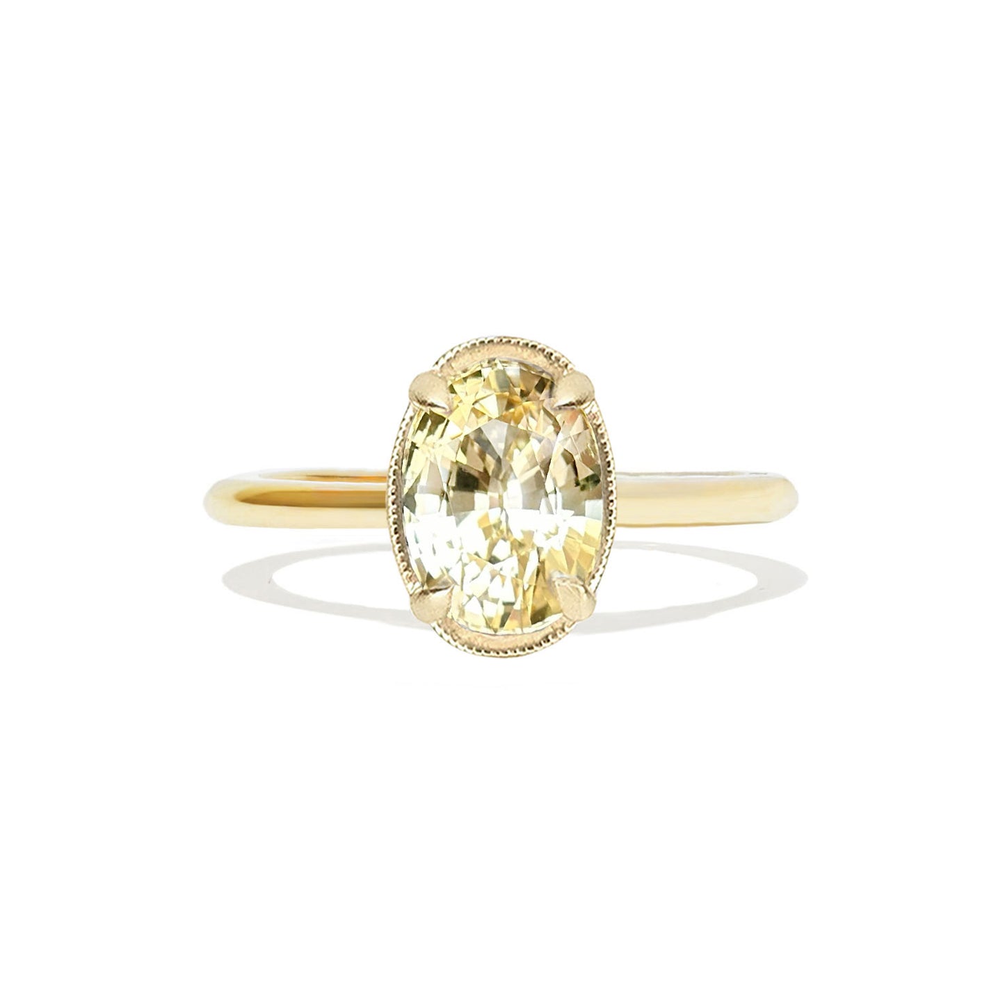 4.53 Oval Yellow Sapphire