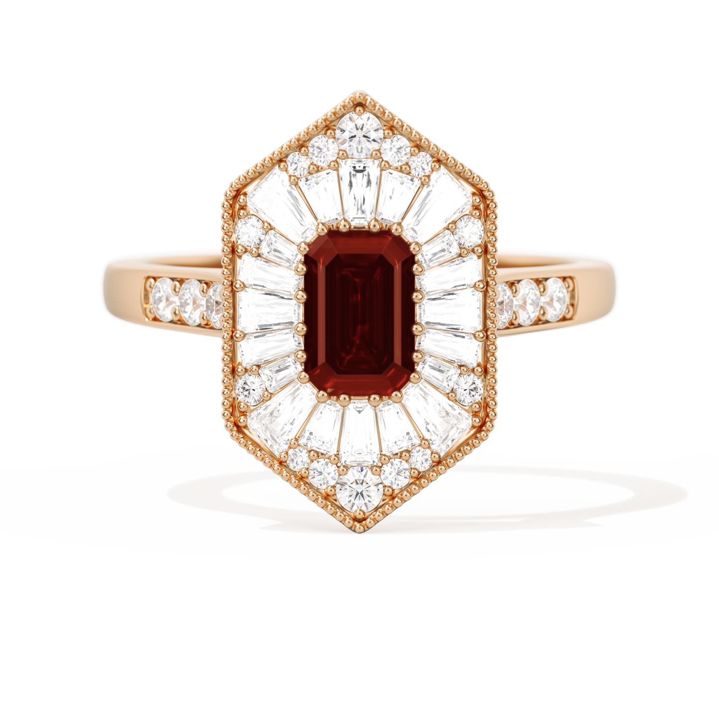Ballerina Elongated Emerald