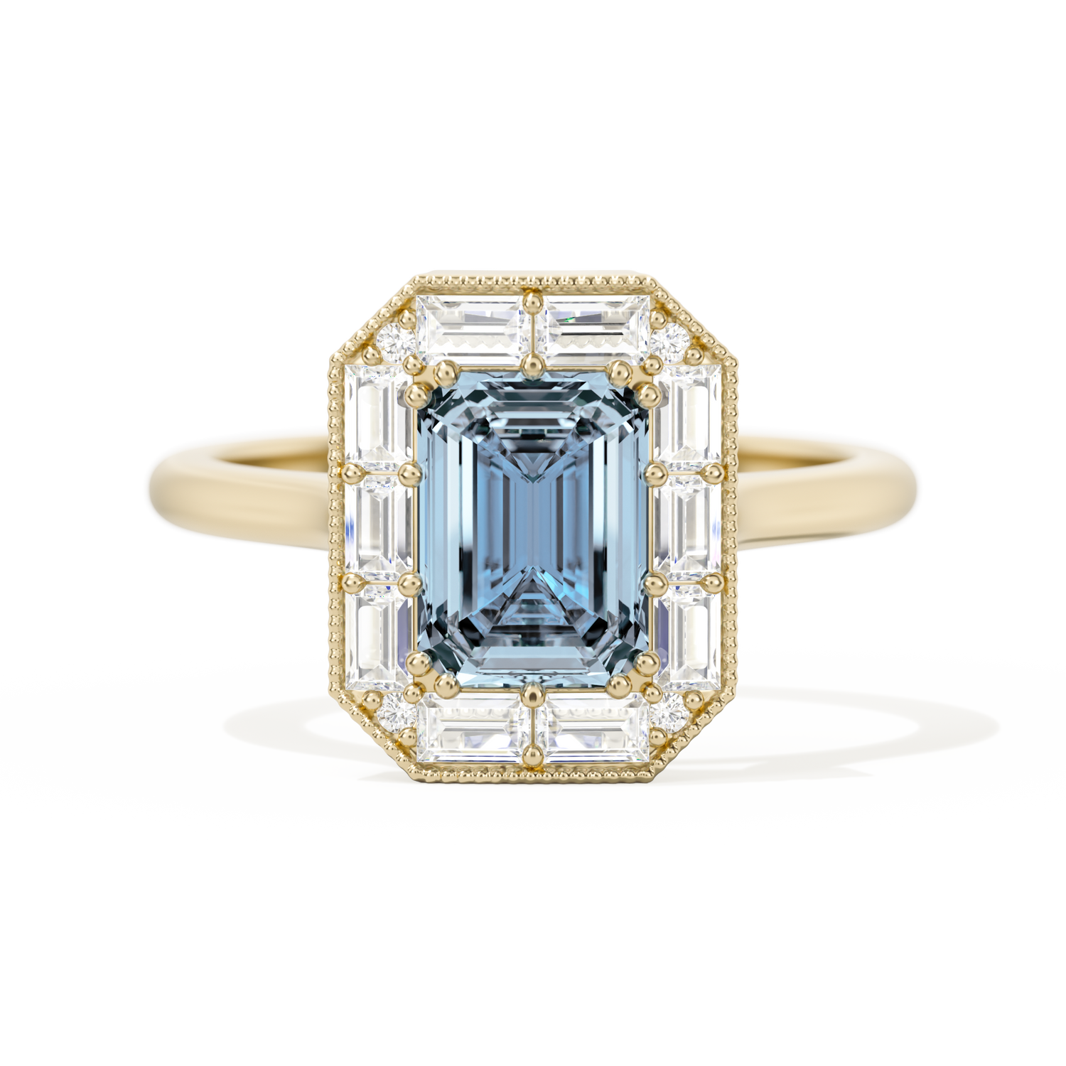 Not So Mini French Cut Halo