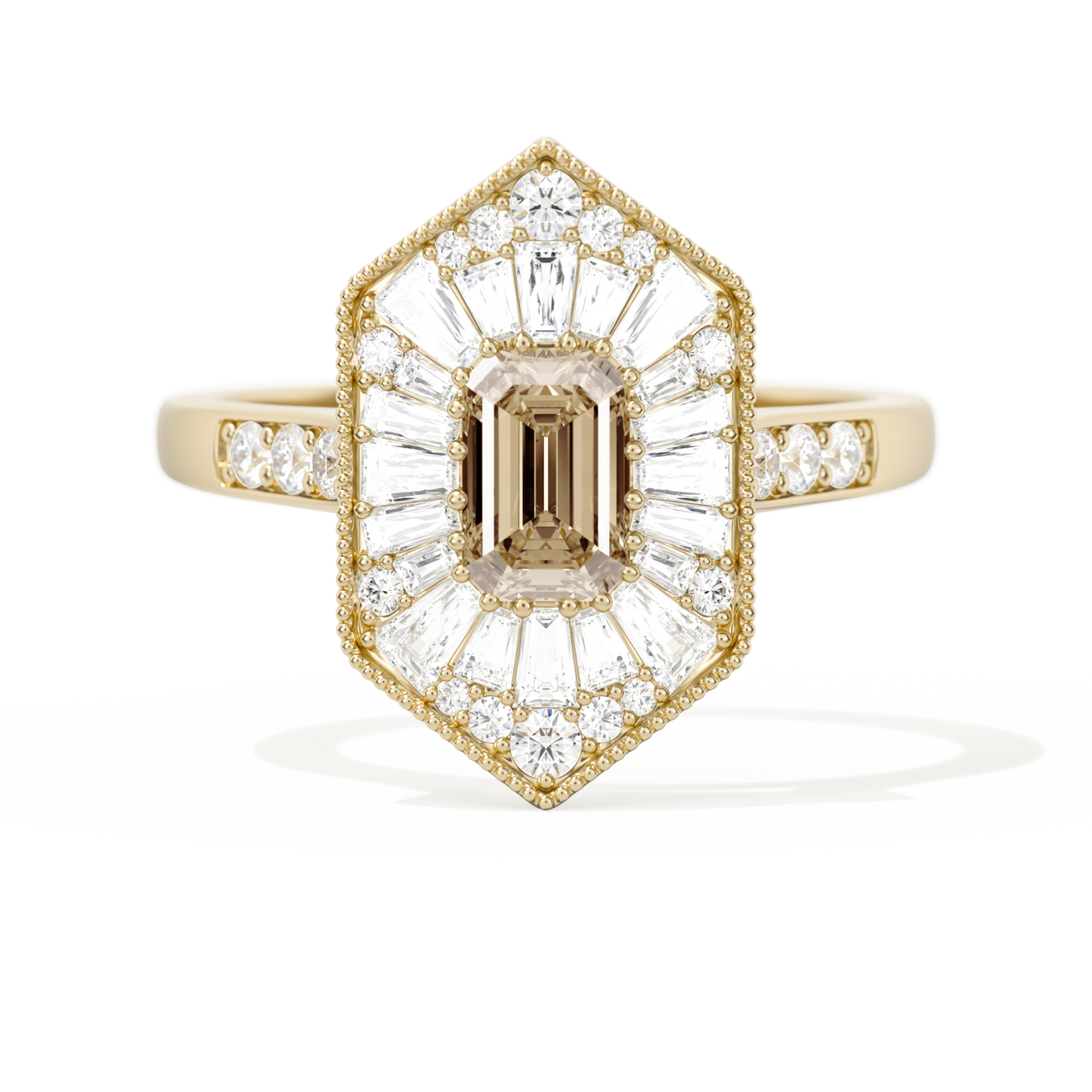 Ballerina Elongated Emerald