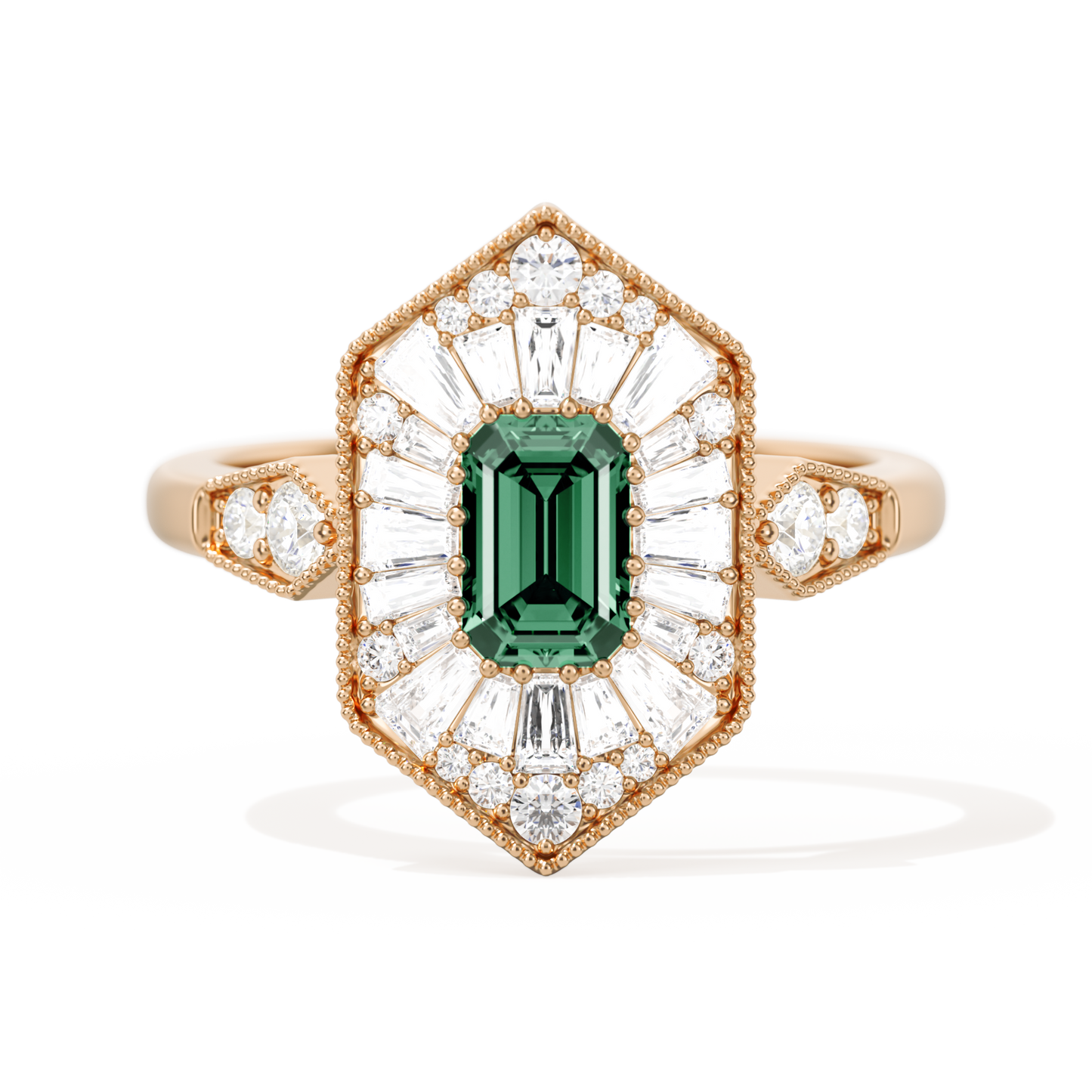 Ballerina Elongated Emerald