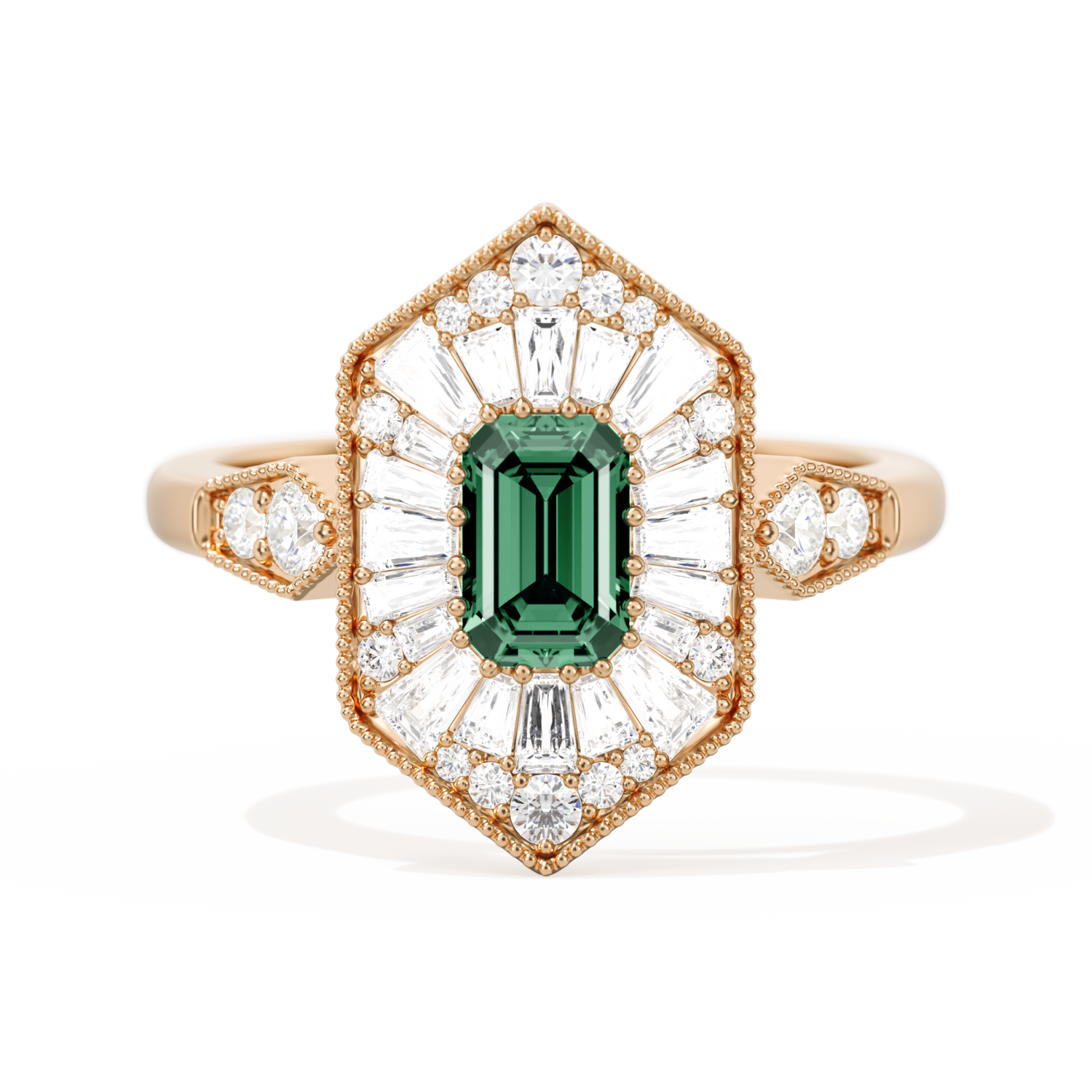 Ballerina Elongated Emerald