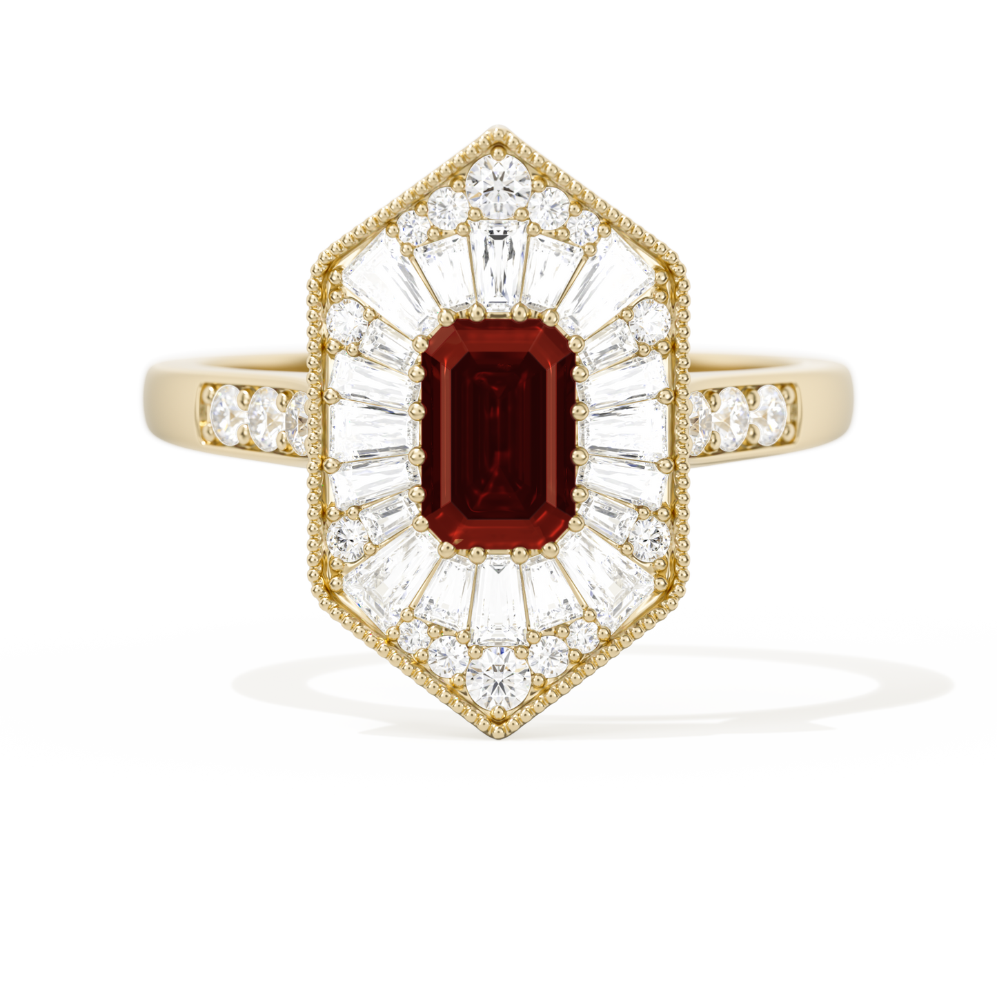 Ballerina Elongated Emerald