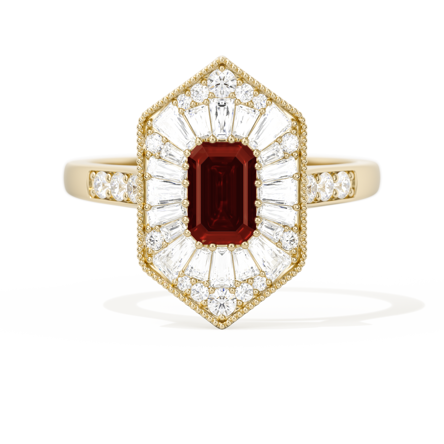 Ballerina Elongated Emerald