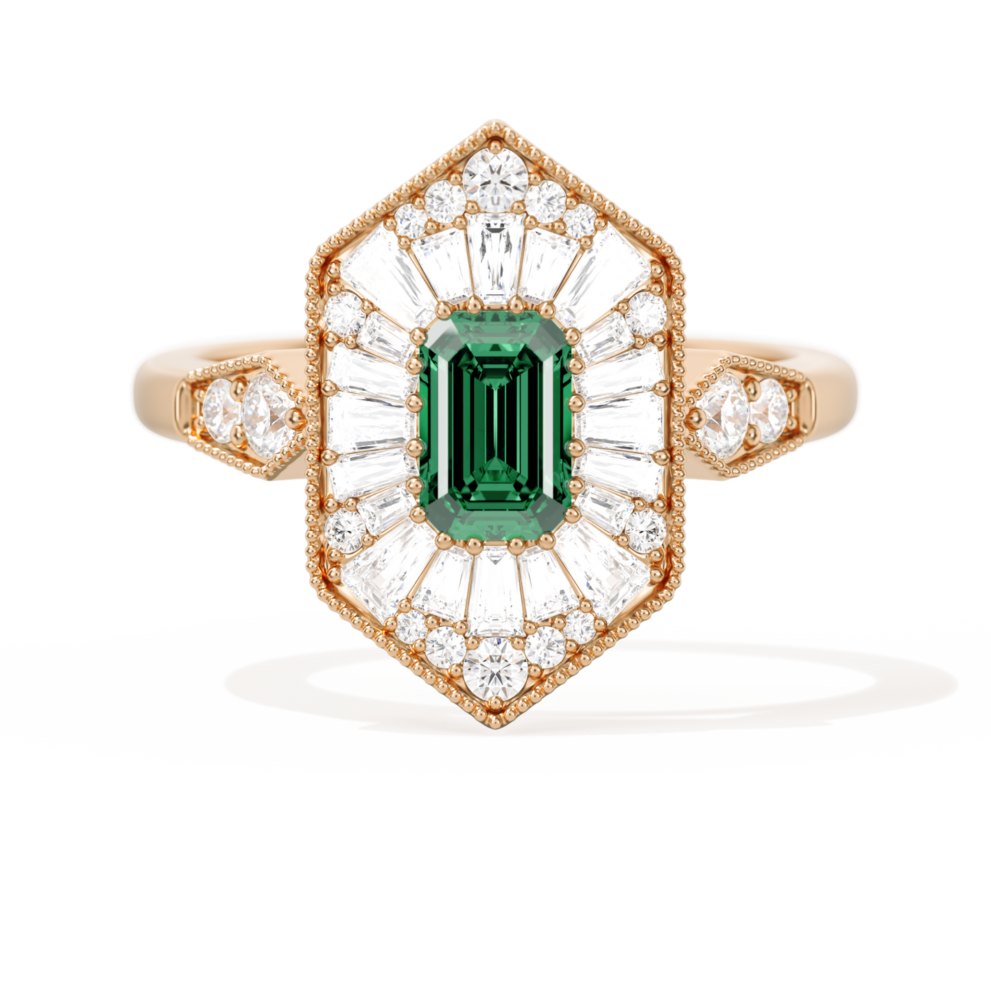 Ballerina Elongated Emerald