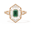Ballerina Elongated Emerald