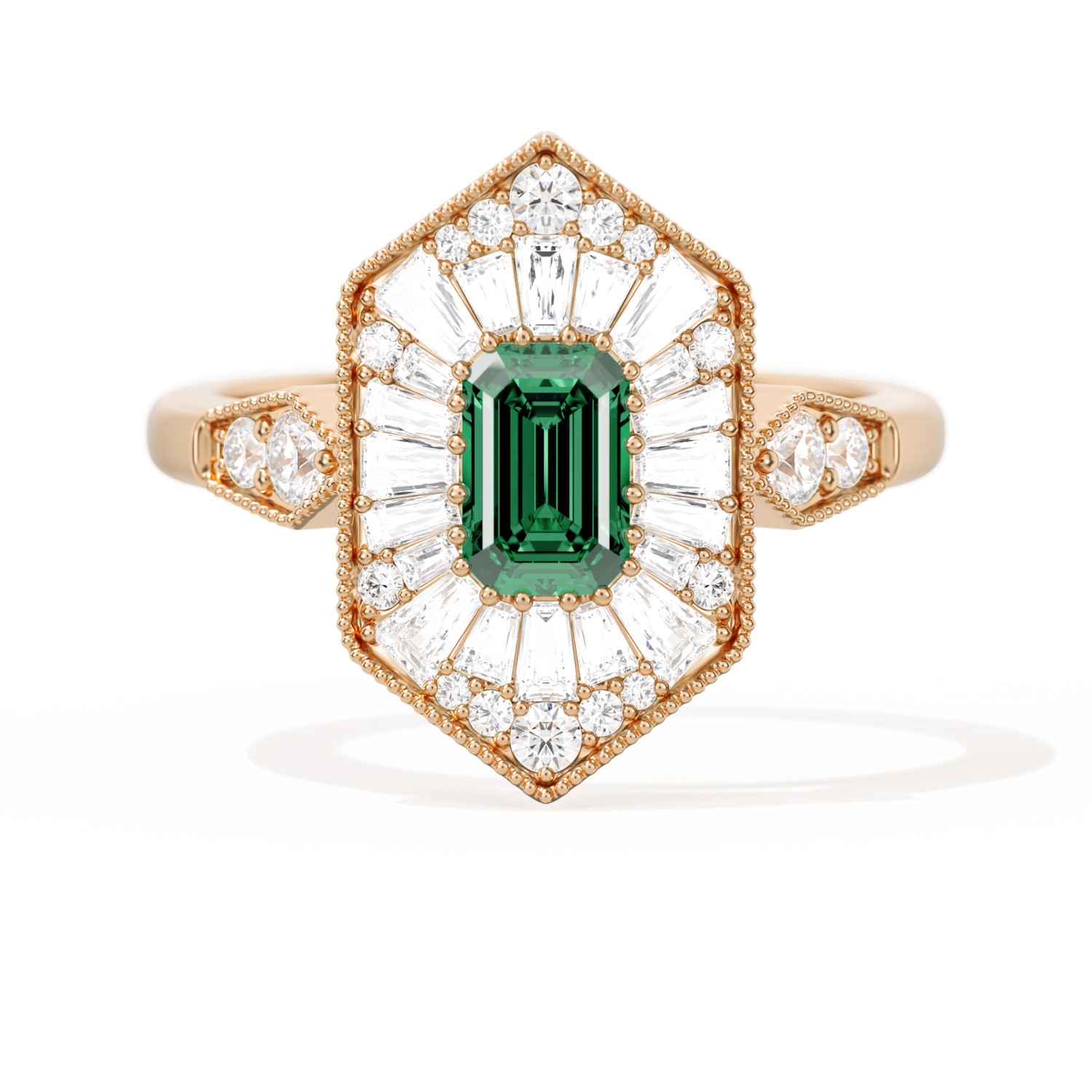 Ballerina Elongated Emerald