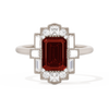 Rectangular Deco with 8x6 Emerald Cut