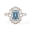 Rectangular Deco with 8x6 Emerald Cut