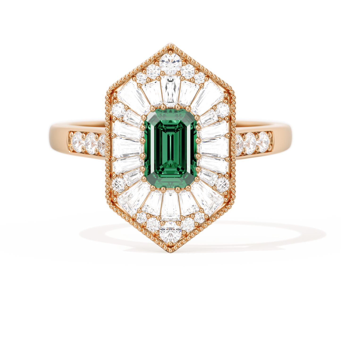 Ballerina Elongated Emerald