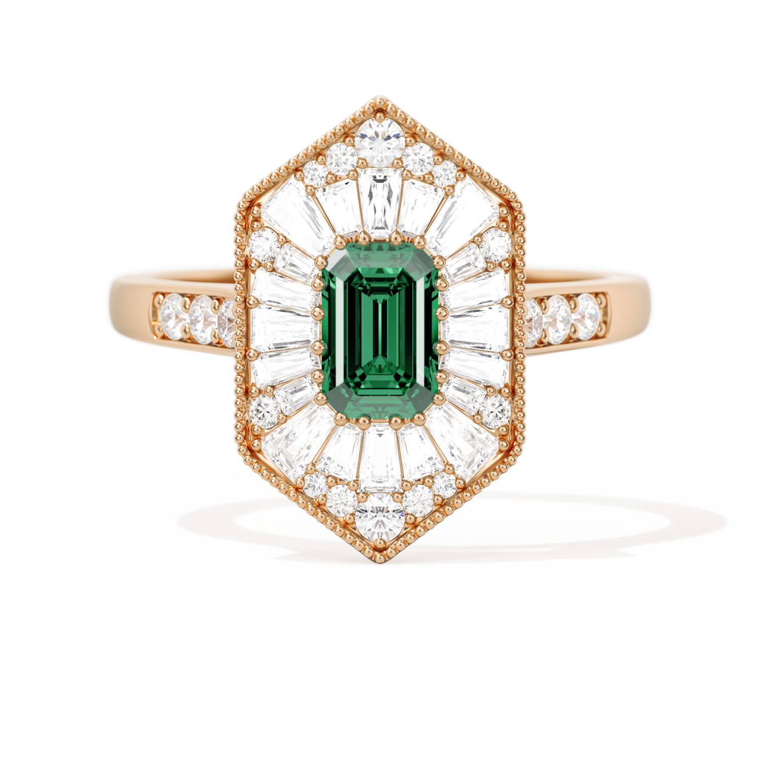 Ballerina Elongated Emerald