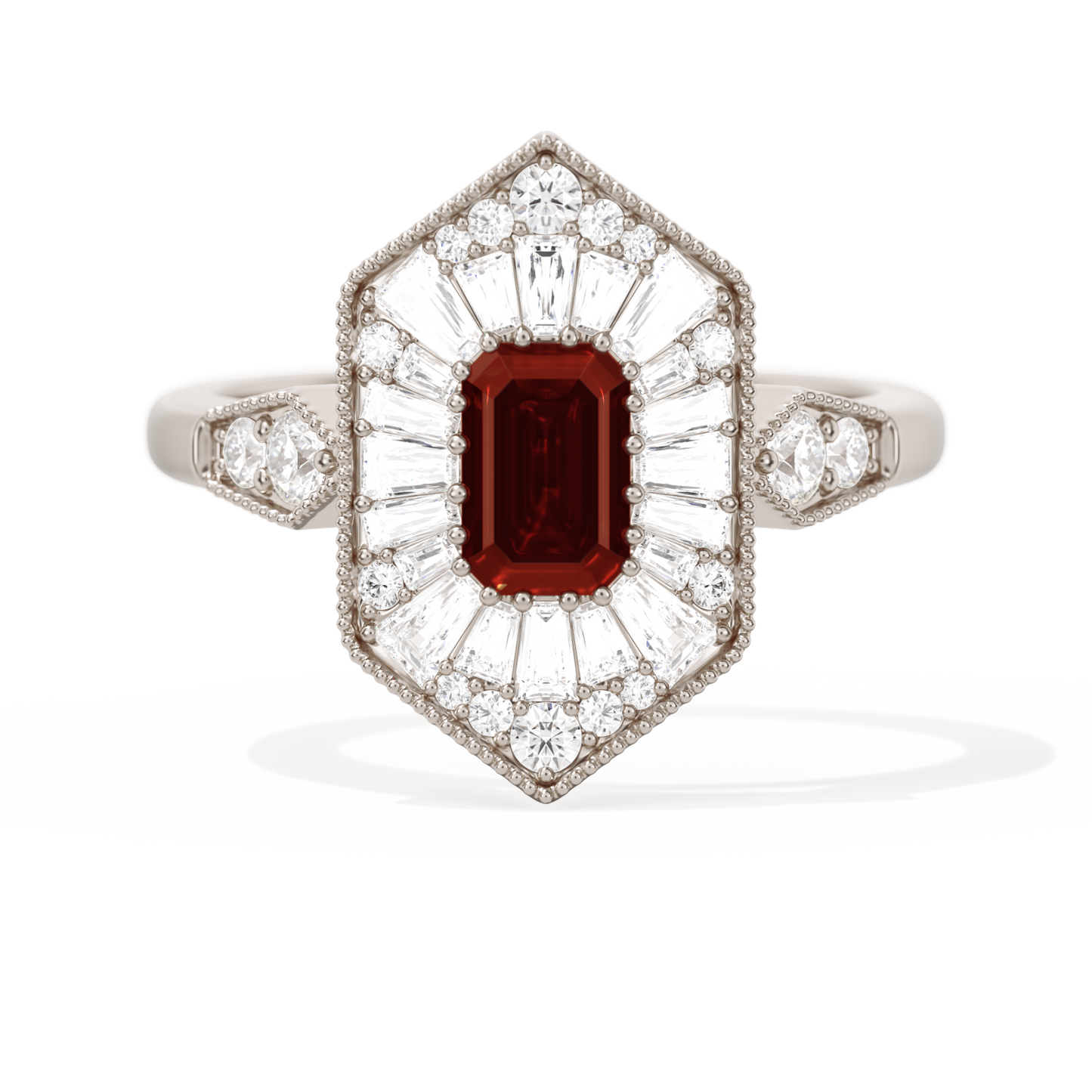 Ballerina Elongated Emerald