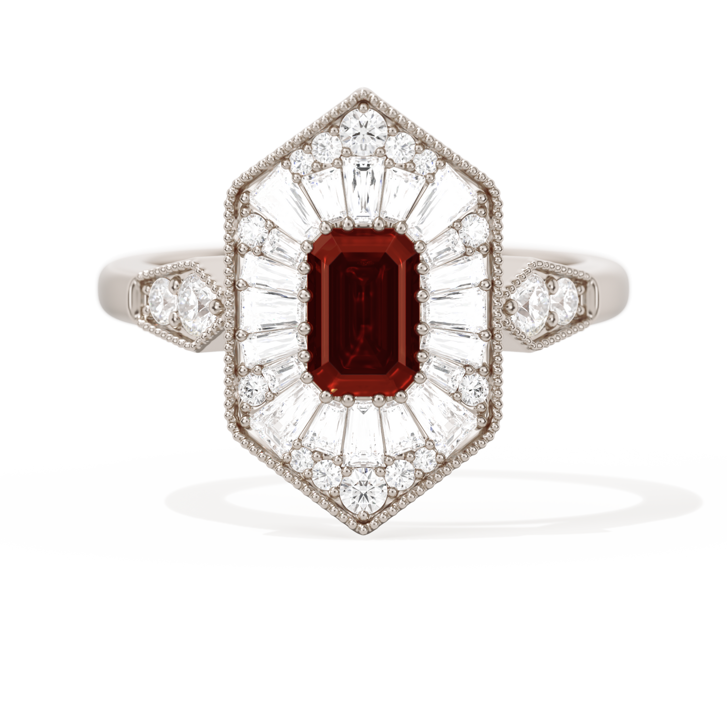 Ballerina Elongated Emerald