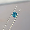 2.50 Emerald Cut Unheated Opalescent Teal Sapphire