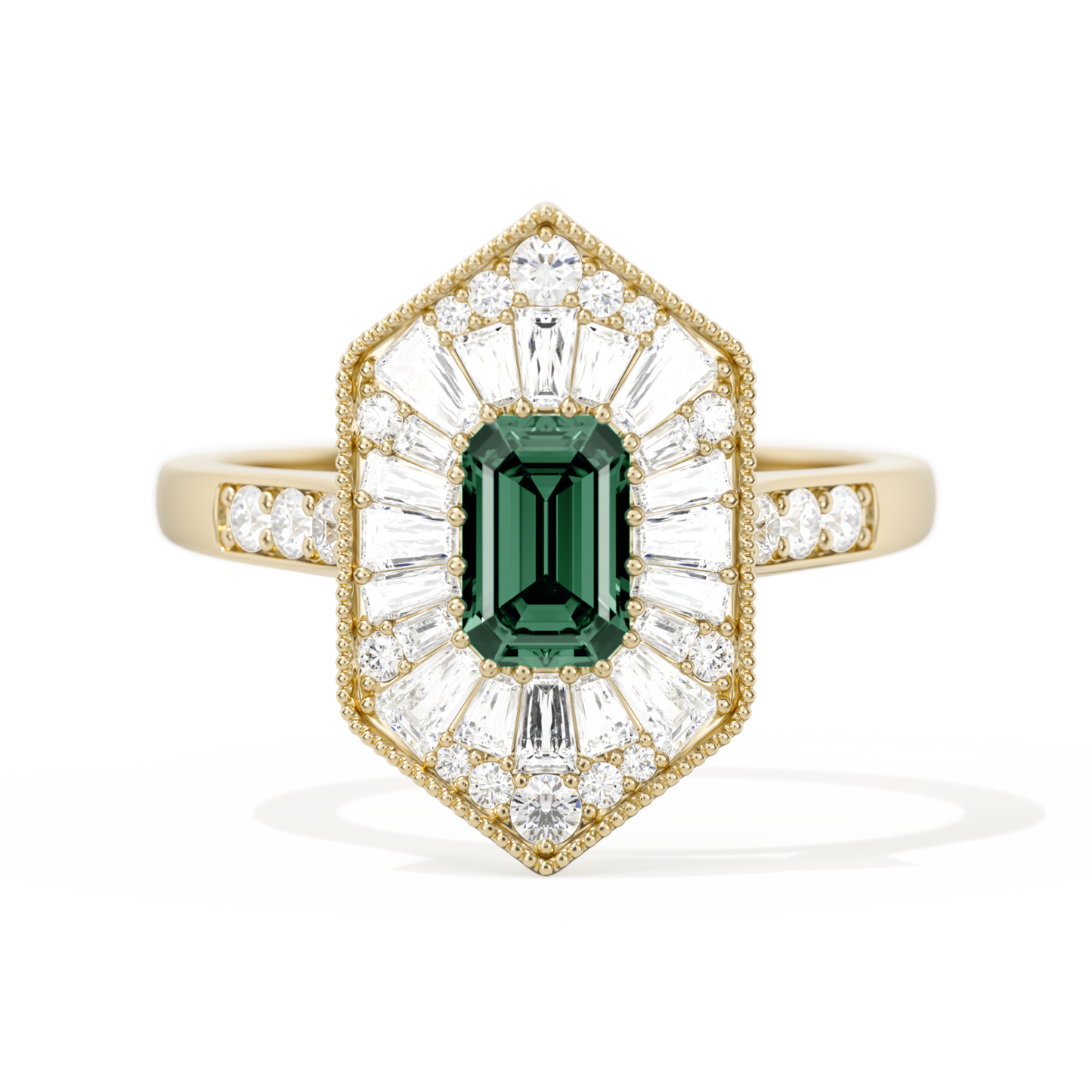 Ballerina Elongated Emerald