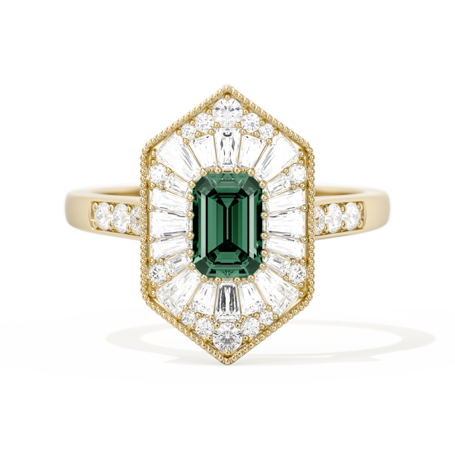 Ballerina Elongated Emerald