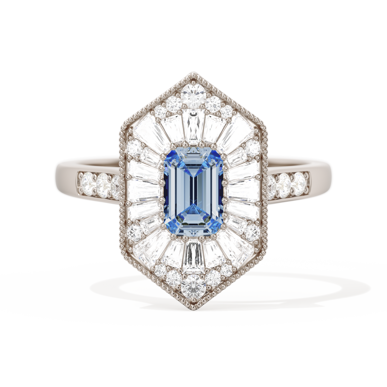 Ballerina Elongated Emerald
