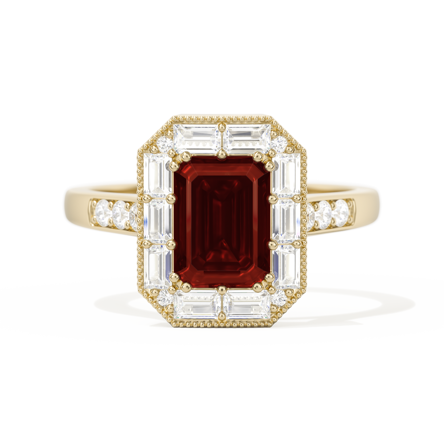 Not So Mini French Cut Halo