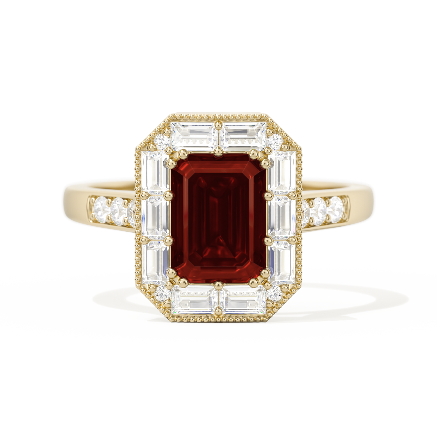 Not So Mini French Cut Halo