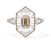 Ballerina Elongated Emerald