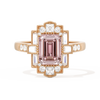 Rectangular Deco with 8x6 Emerald Cut