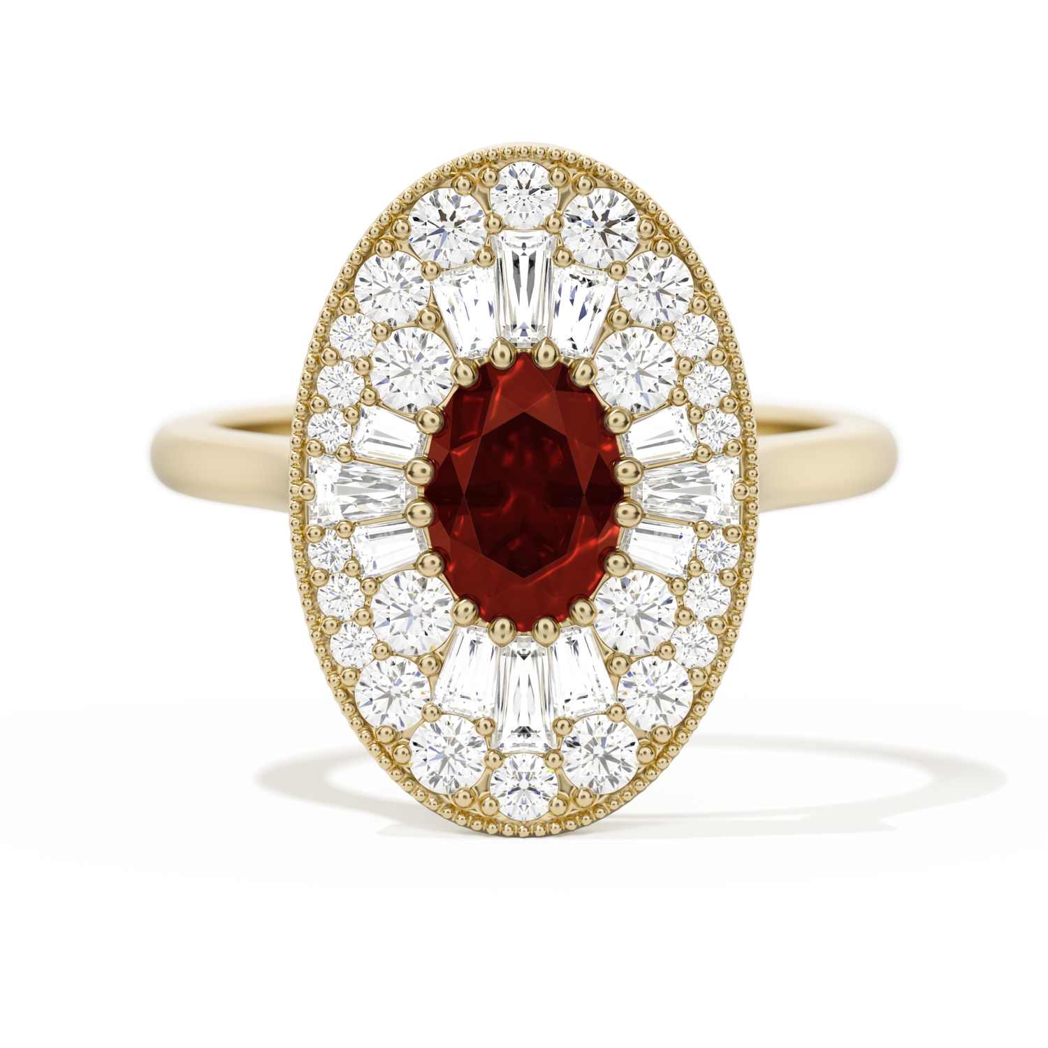 Oval Ballerina Oval Center