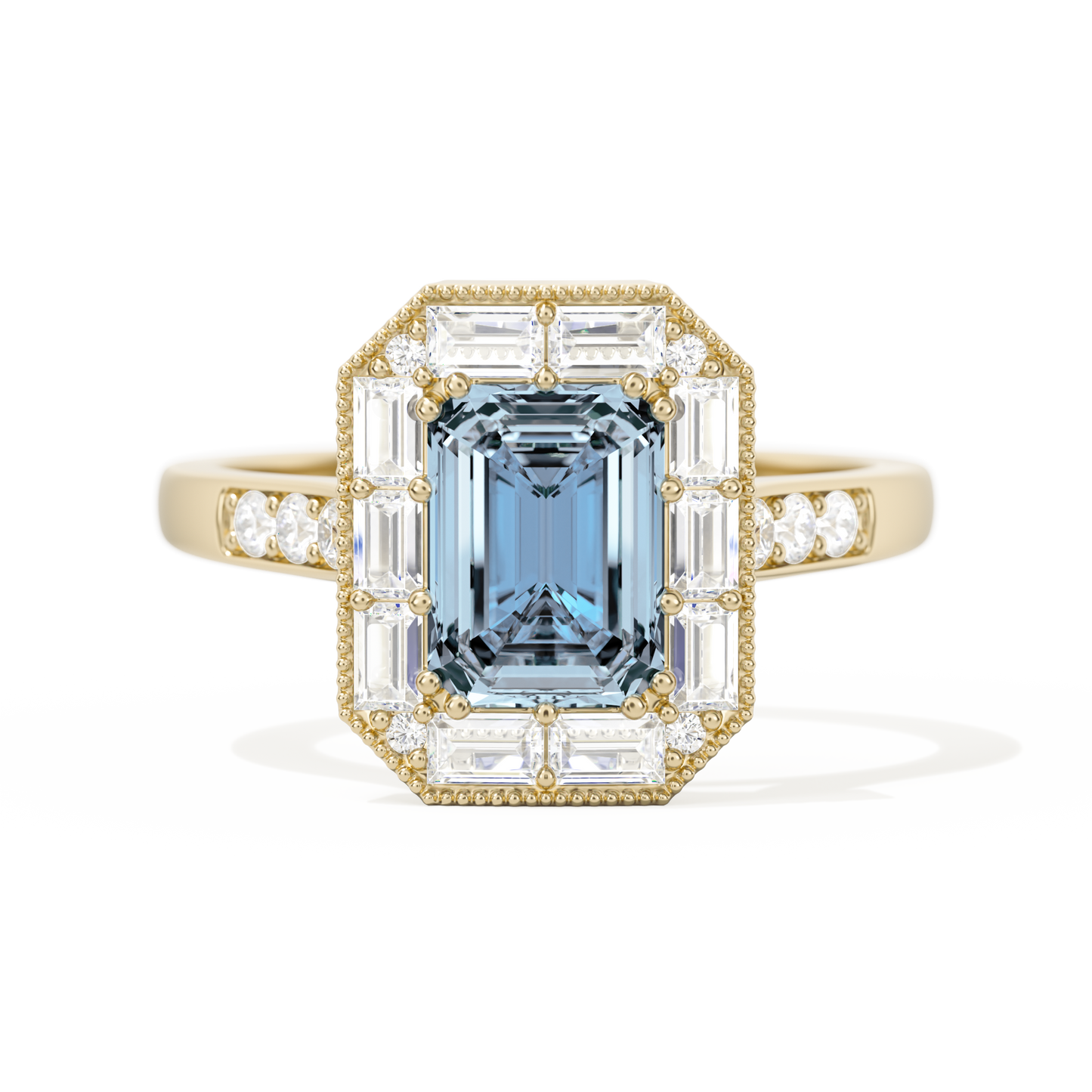 Not So Mini French Cut Halo